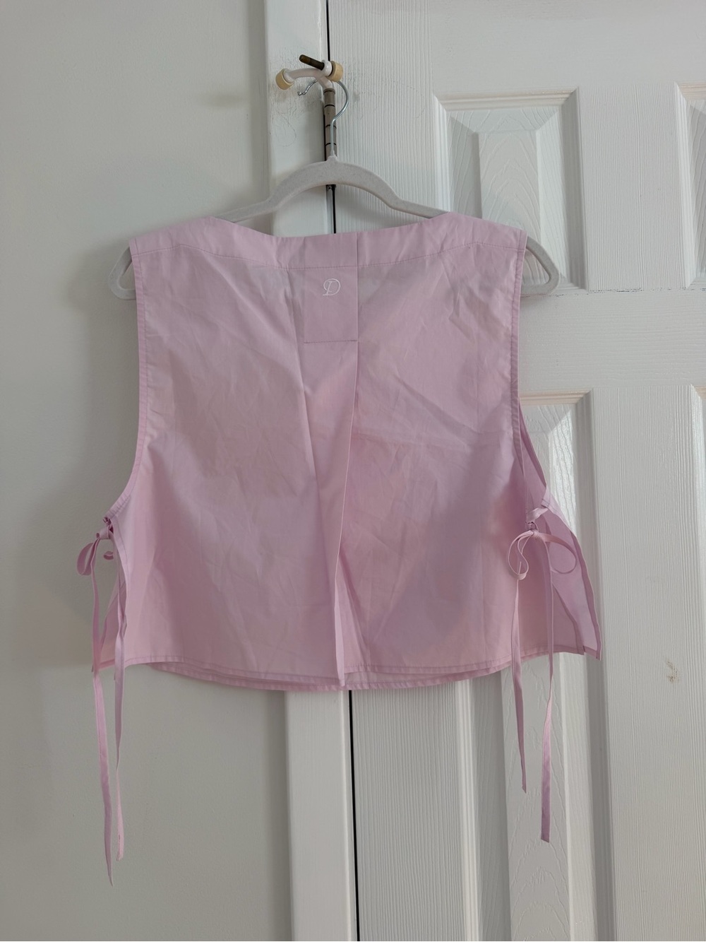 Daphne Paige DeSorbo Sleep Pajama Nightcap Tank Top Crisp Pink Large Lounge Crop - Picture 5 of 8